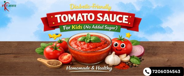 Homemade and Healthy Diabetic Friendly Tomato Sauce for kIds.